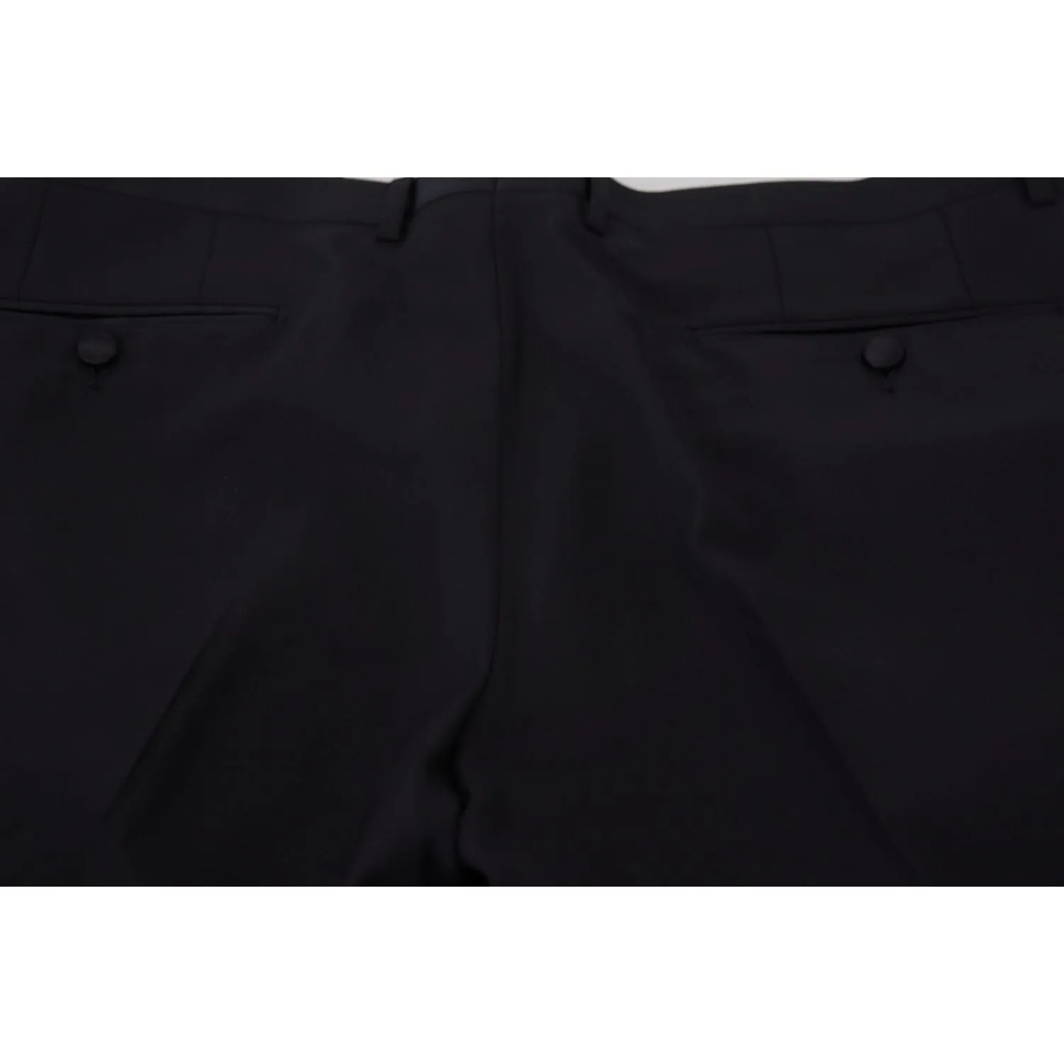 Dolce & Gabbana Elegant Slim Fit Black Dress Trousers