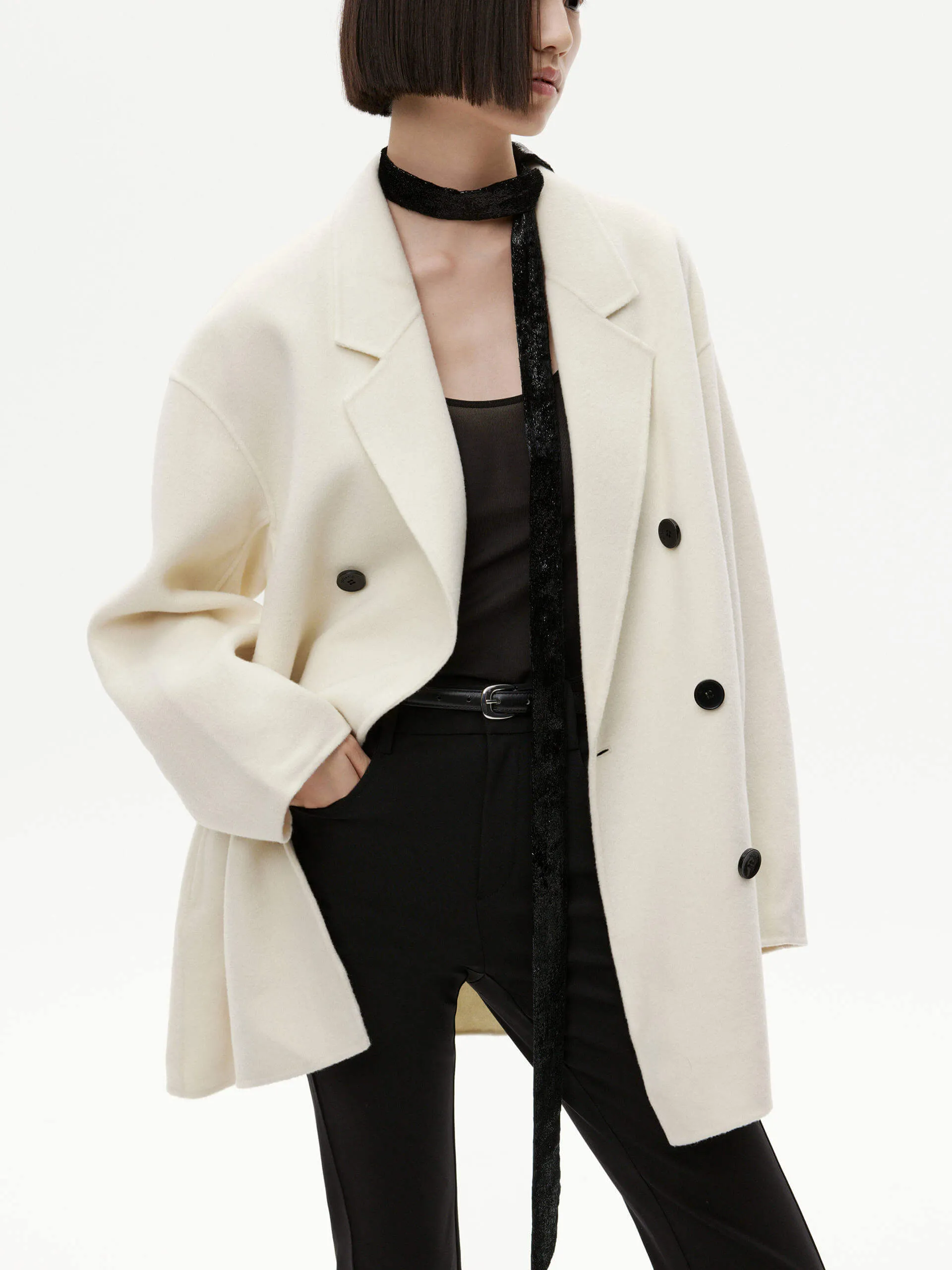 Double Faced Wool Coat