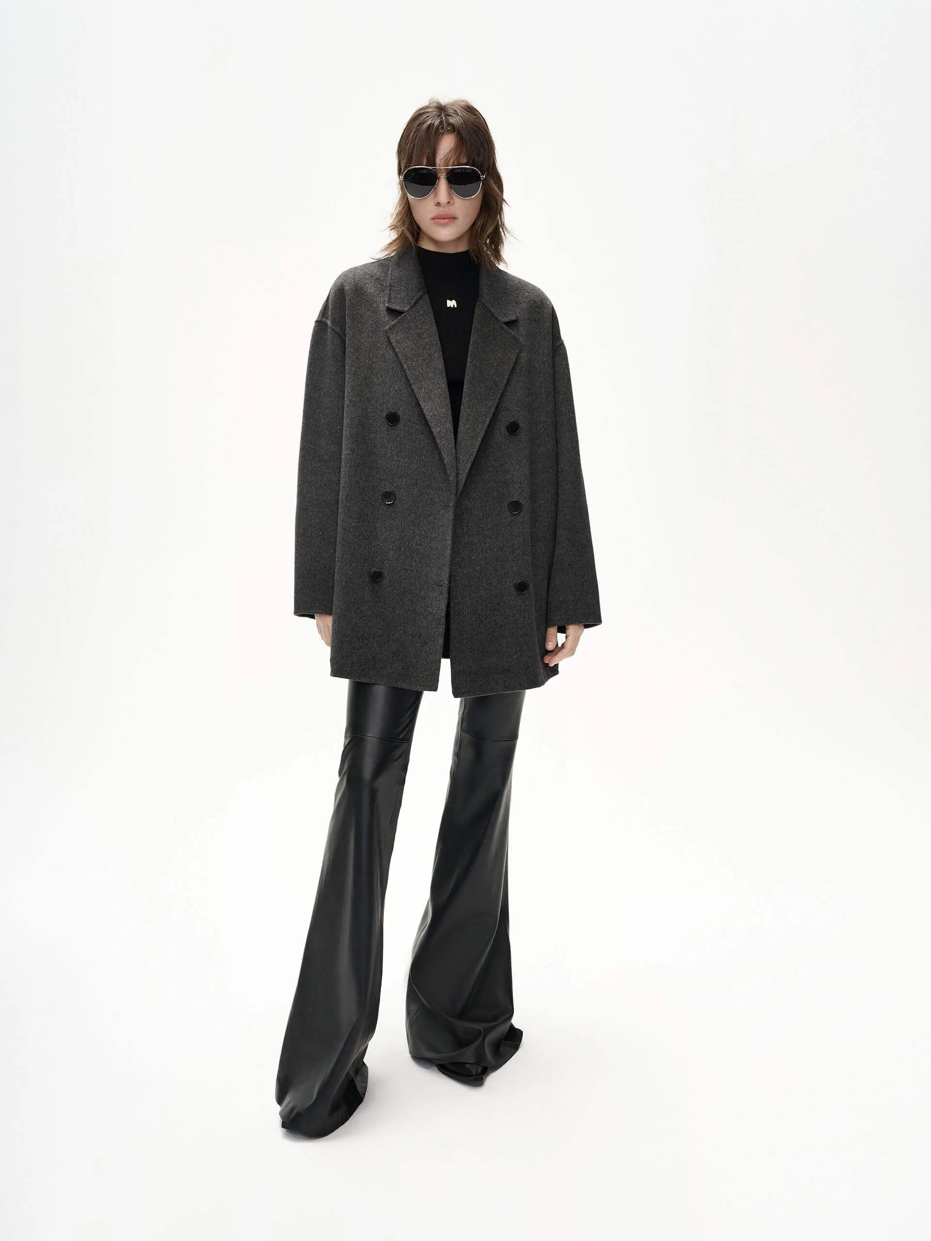 Double Faced Wool Coat