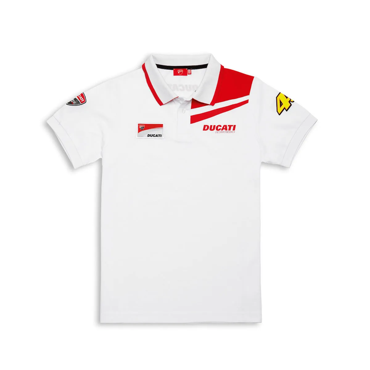 Ducati Men's Valentino Rossi D46 Moto GP Team Short Sleeve Polo