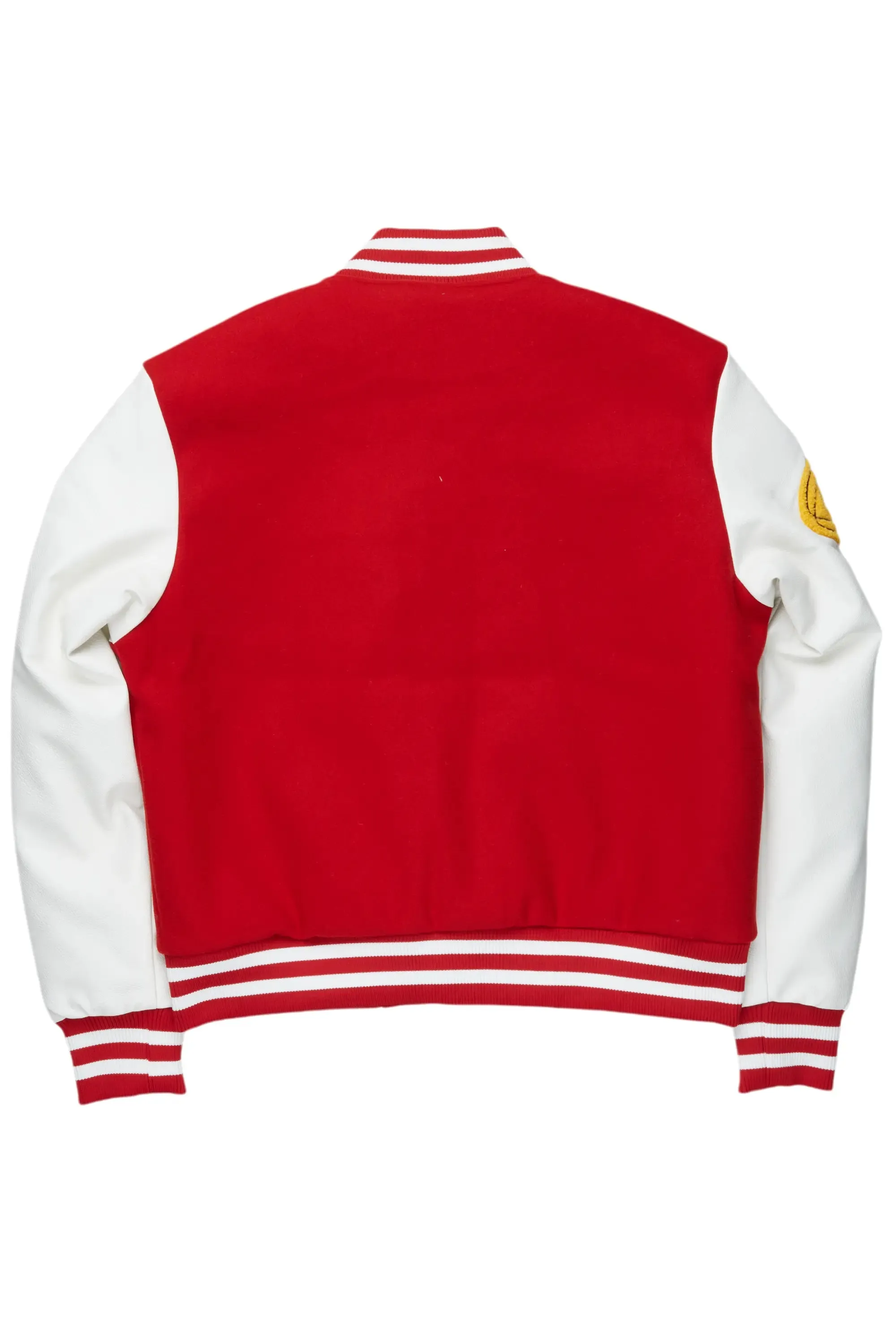 Eisen Red/White Varsity Jacket