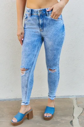 Emma Full size High Rise Distressed Skinny Jeans