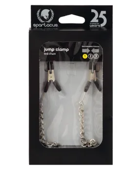 Endurance Jumper Cable Nipple Clamps W-silver Chain