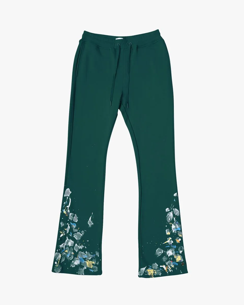 EPTM PAINT SNAP FLARED PANTS EP11711-GREEN