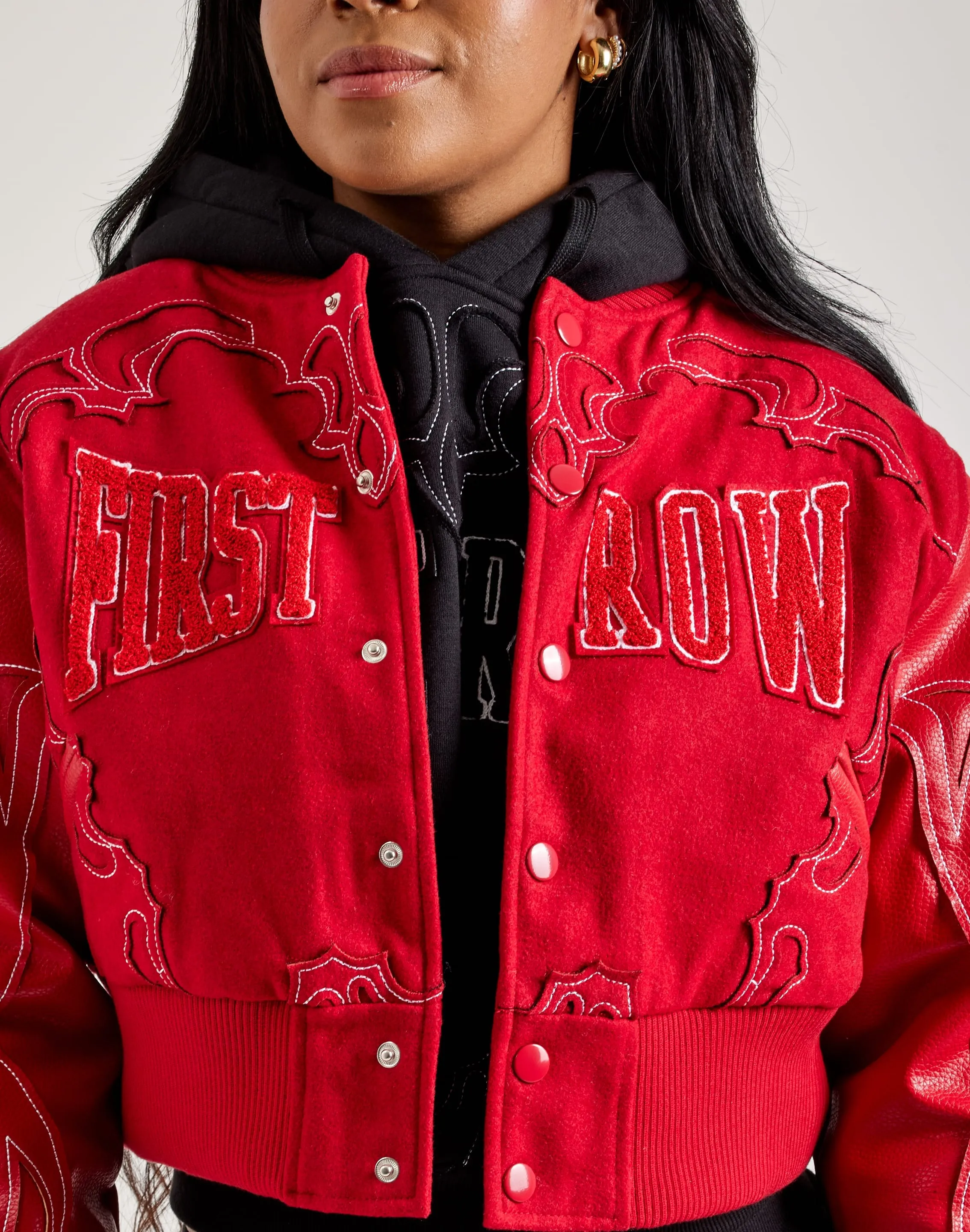 First Row Western Varsity Jacket