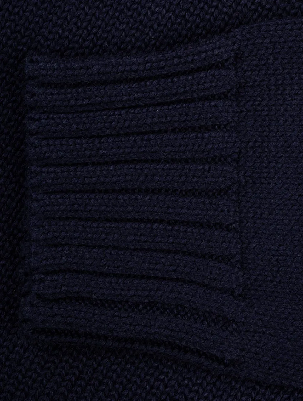 Flag Roving Cotton Pullover Navy