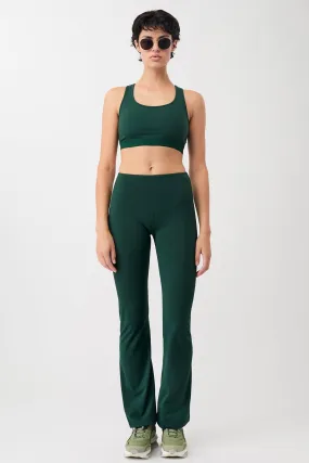 Flared Sports Pants Seaweed