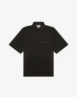 FOG ESSENTIALS SS20 REFLECTIVE BOXY POLO WEATHER BLACK