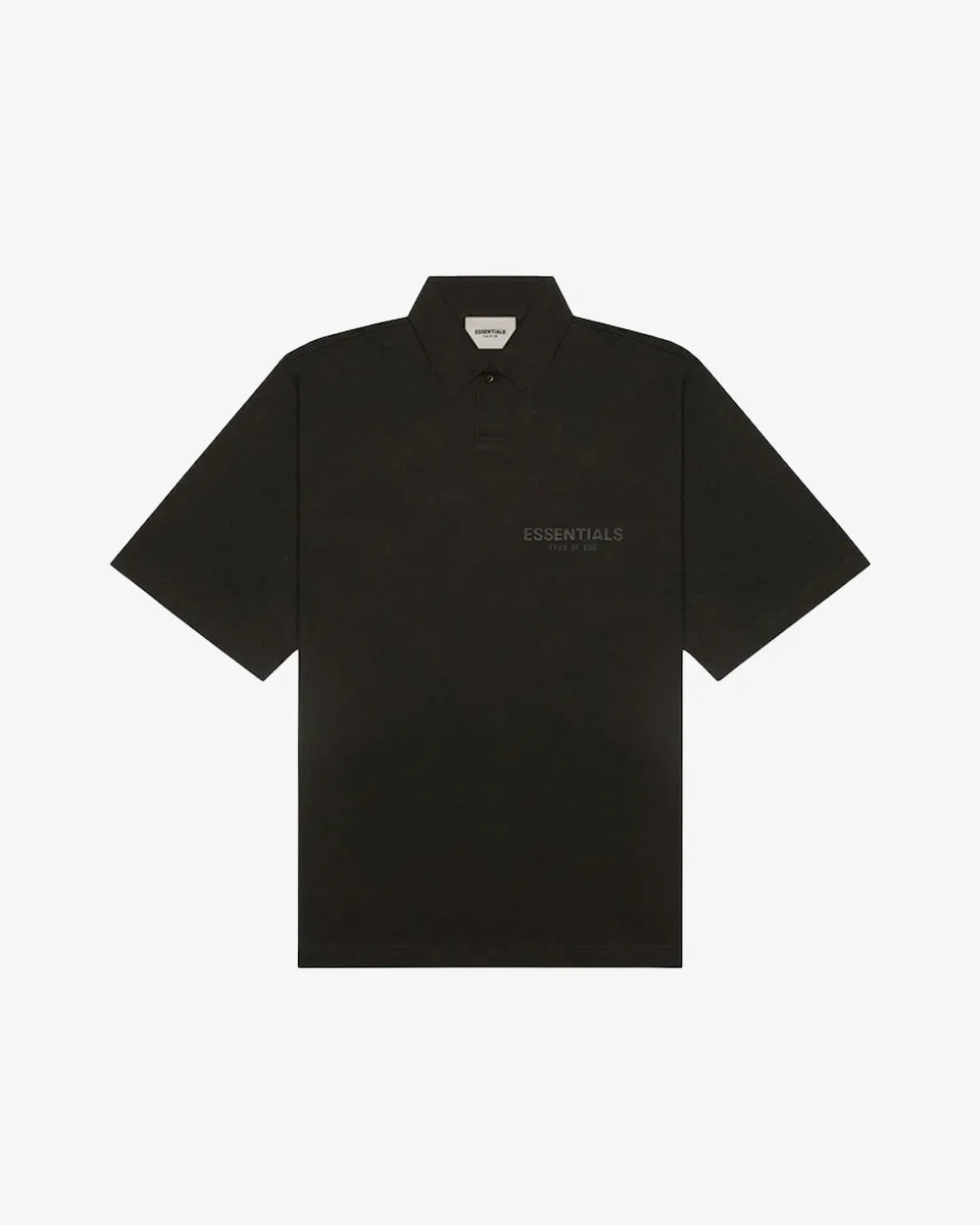 FOG ESSENTIALS SS20 REFLECTIVE BOXY POLO WEATHER BLACK