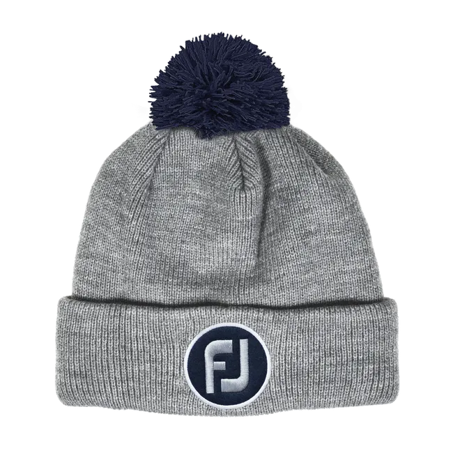 FootJoy Pom Pom Solid Knit Hat