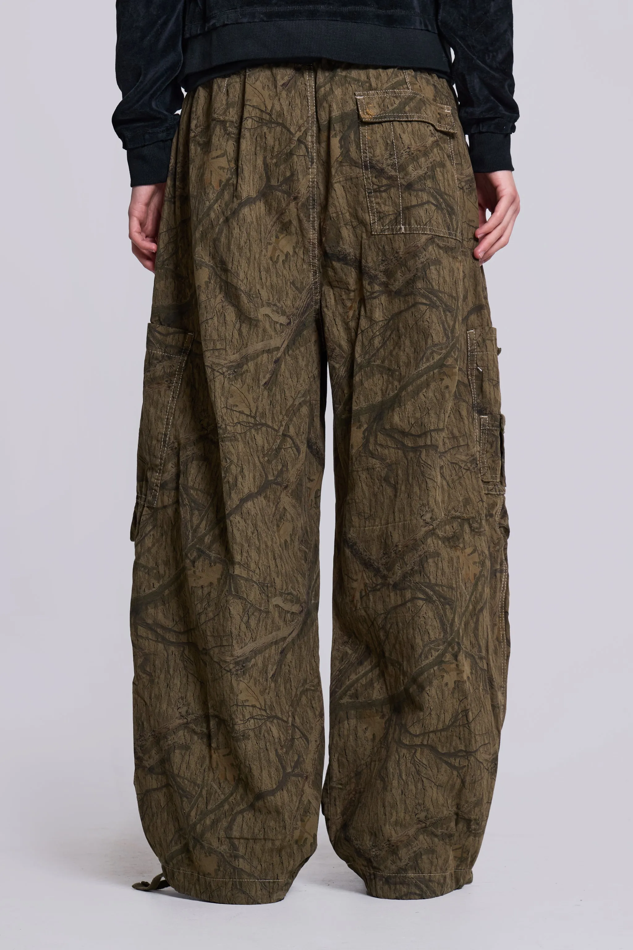 Forest Camo Parachute Pants