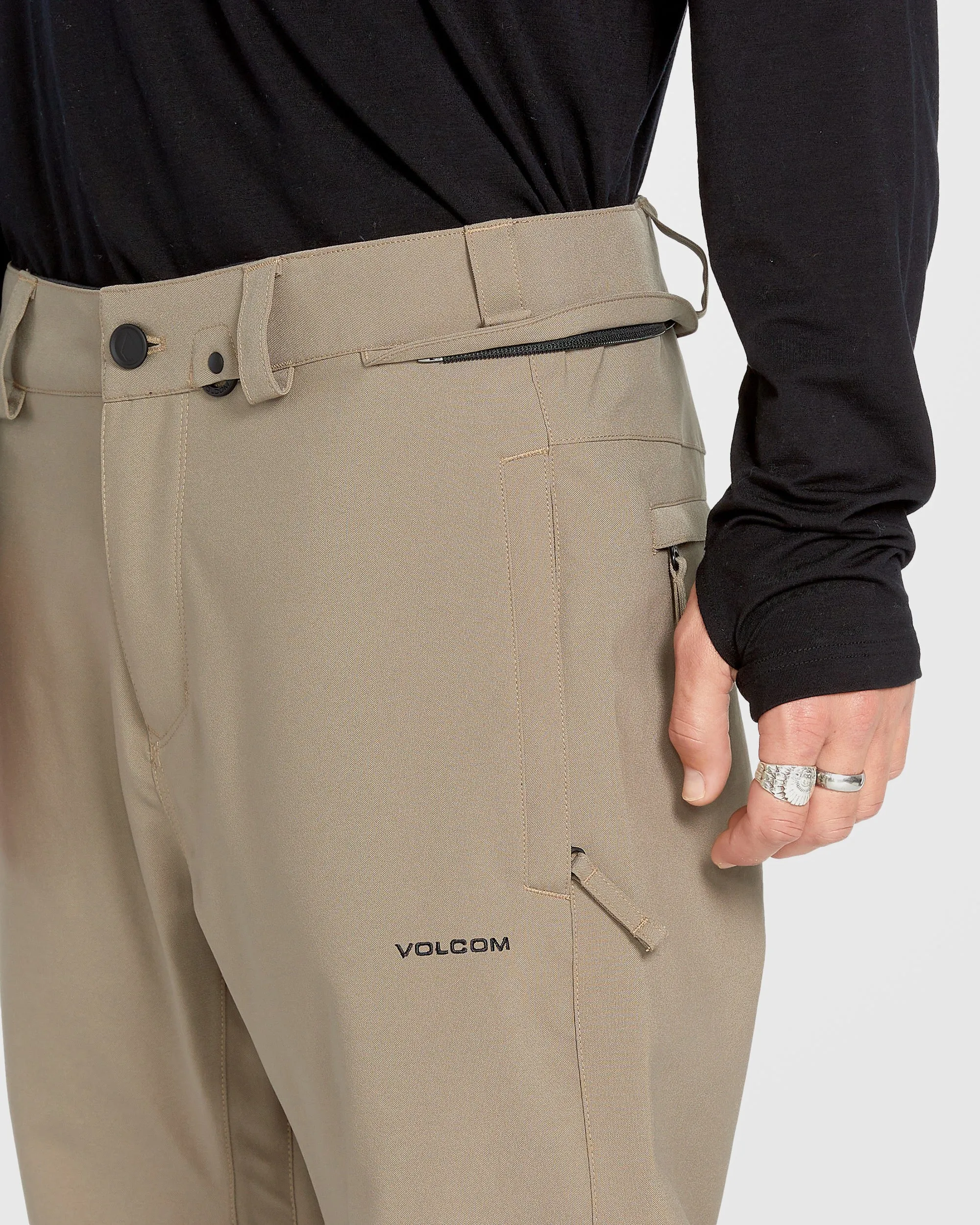 Freakin Snow Chino Trousers - Chestnut Brown