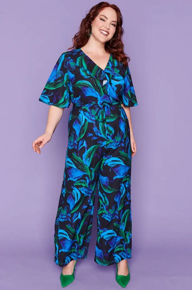 Frida Ocean Blue Jumpsuit