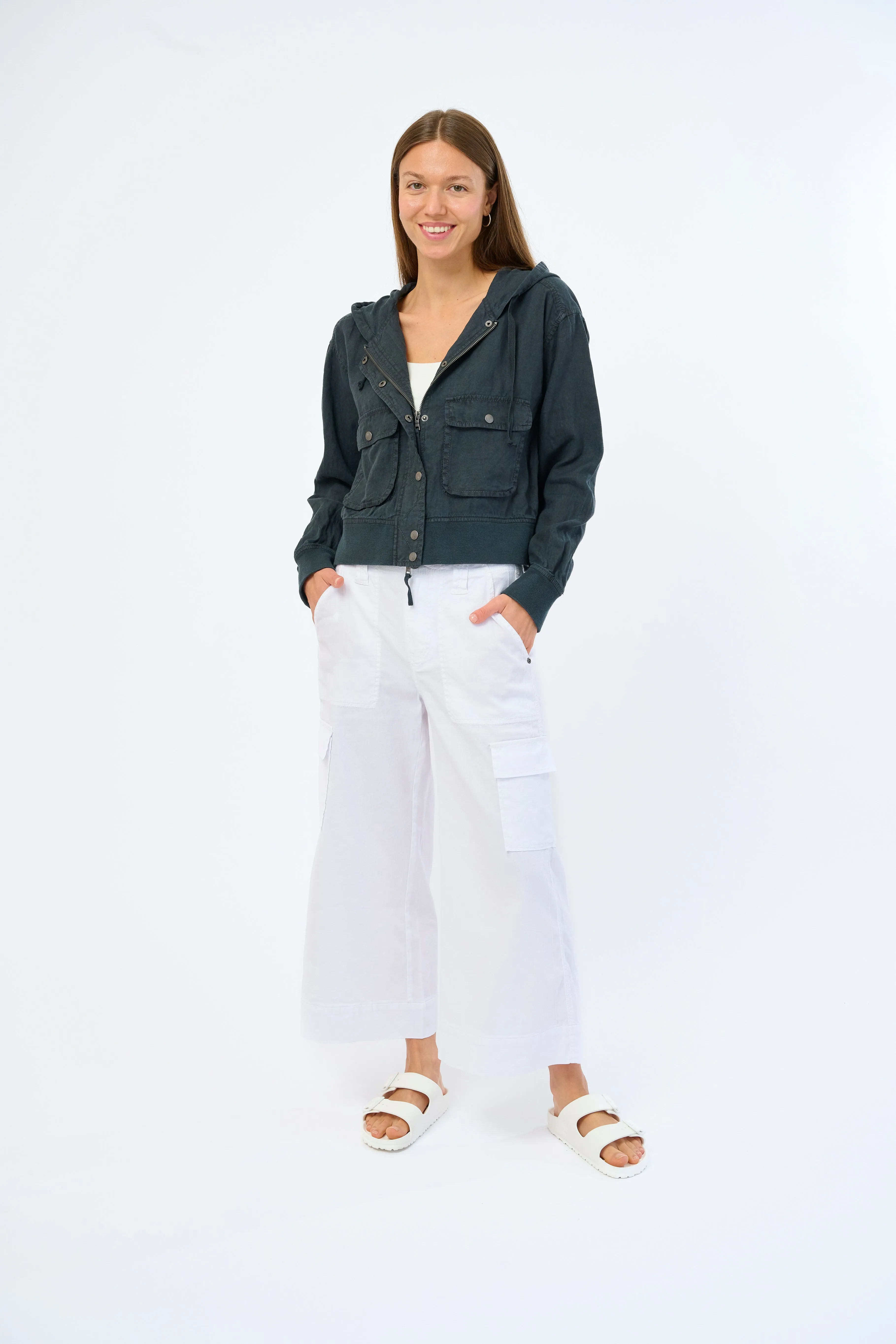 Galla Stretch Linen Pant