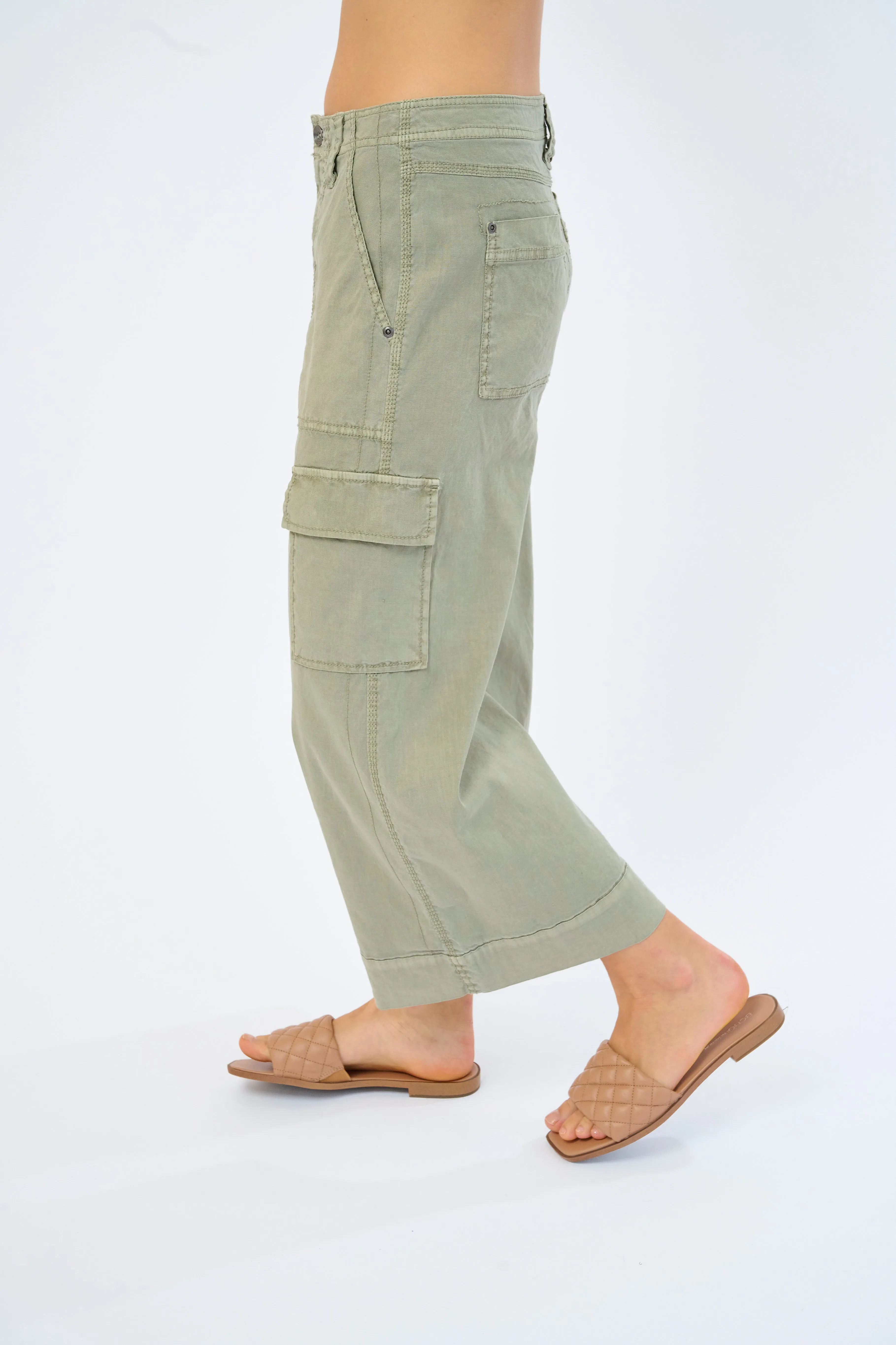 Galla Stretch Linen Pant