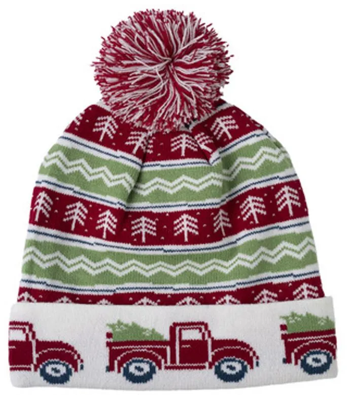 Gertex Christmas Cuffed Pom Knit Toque