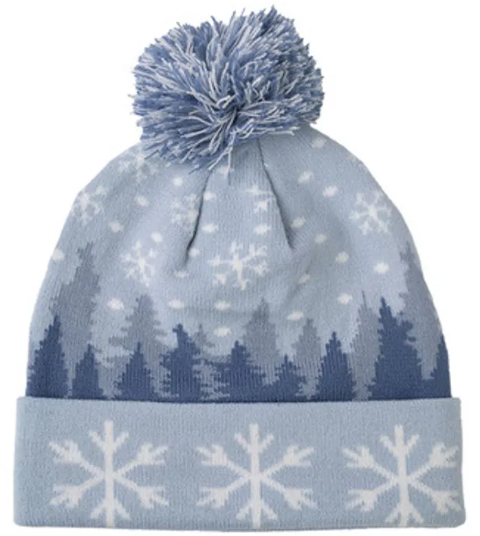 Gertex Christmas Cuffed Pom Knit Toque