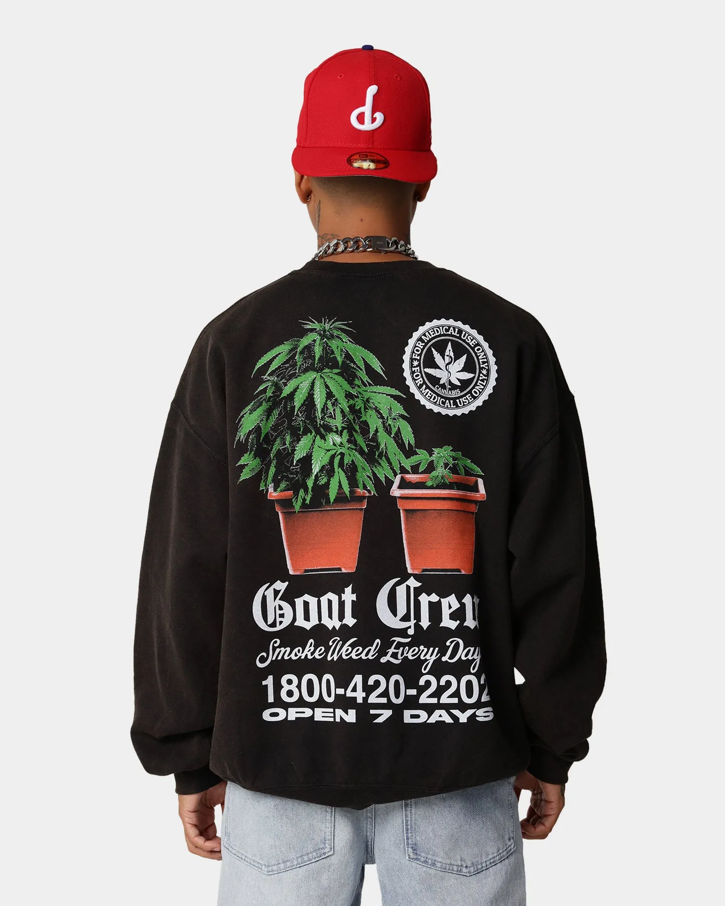 Goat Crew Chemist Vintage Crewneck Black Wash