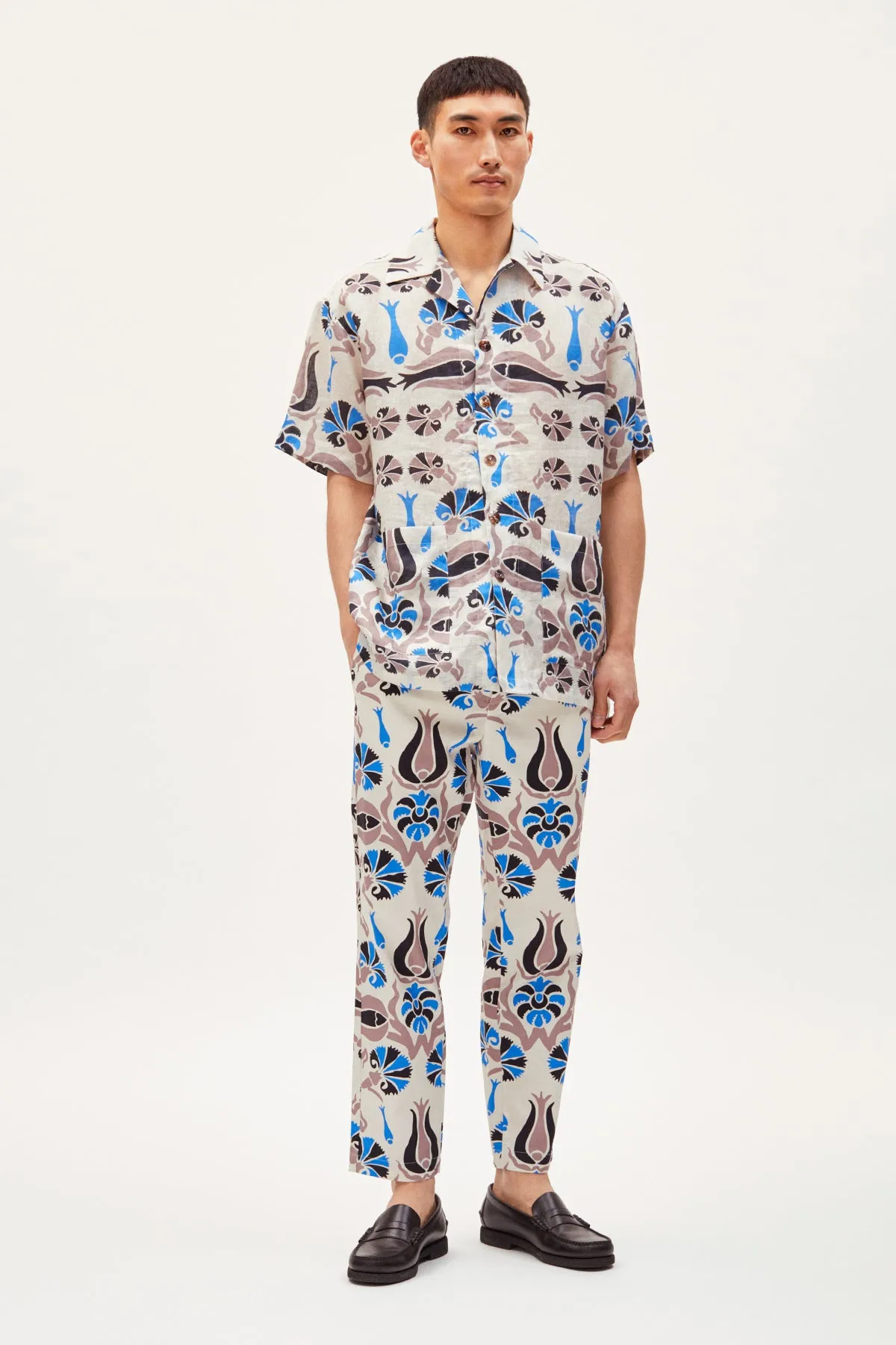 Greek Men Hawaii Shirt Markus Linen