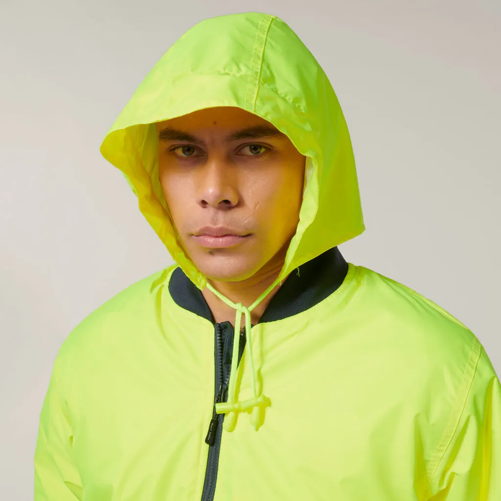 Hard Yakka Core Hi-Vis 2 Tone Taped Waterproof Bomber Jacket (Y06675)