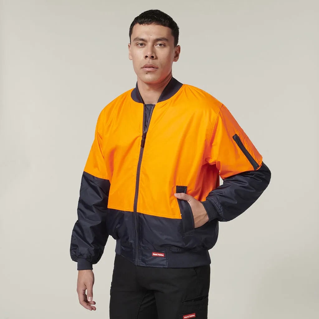 Hard Yakka Core Hi-Vis 2 Tone Waterproof Bomber Jacket (Y06670)