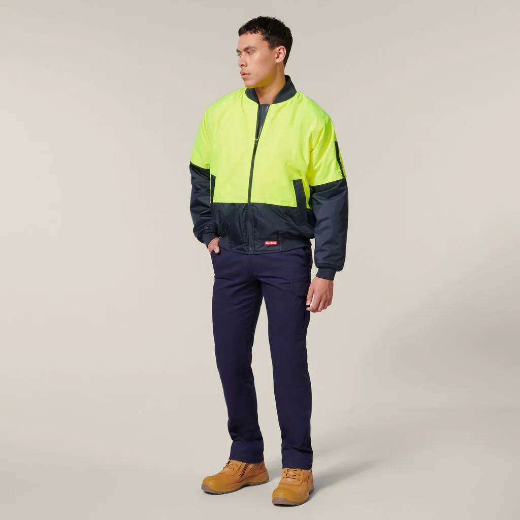 Hard Yakka Core Hi-Vis 2 Tone Waterproof Bomber Jacket (Y06670)