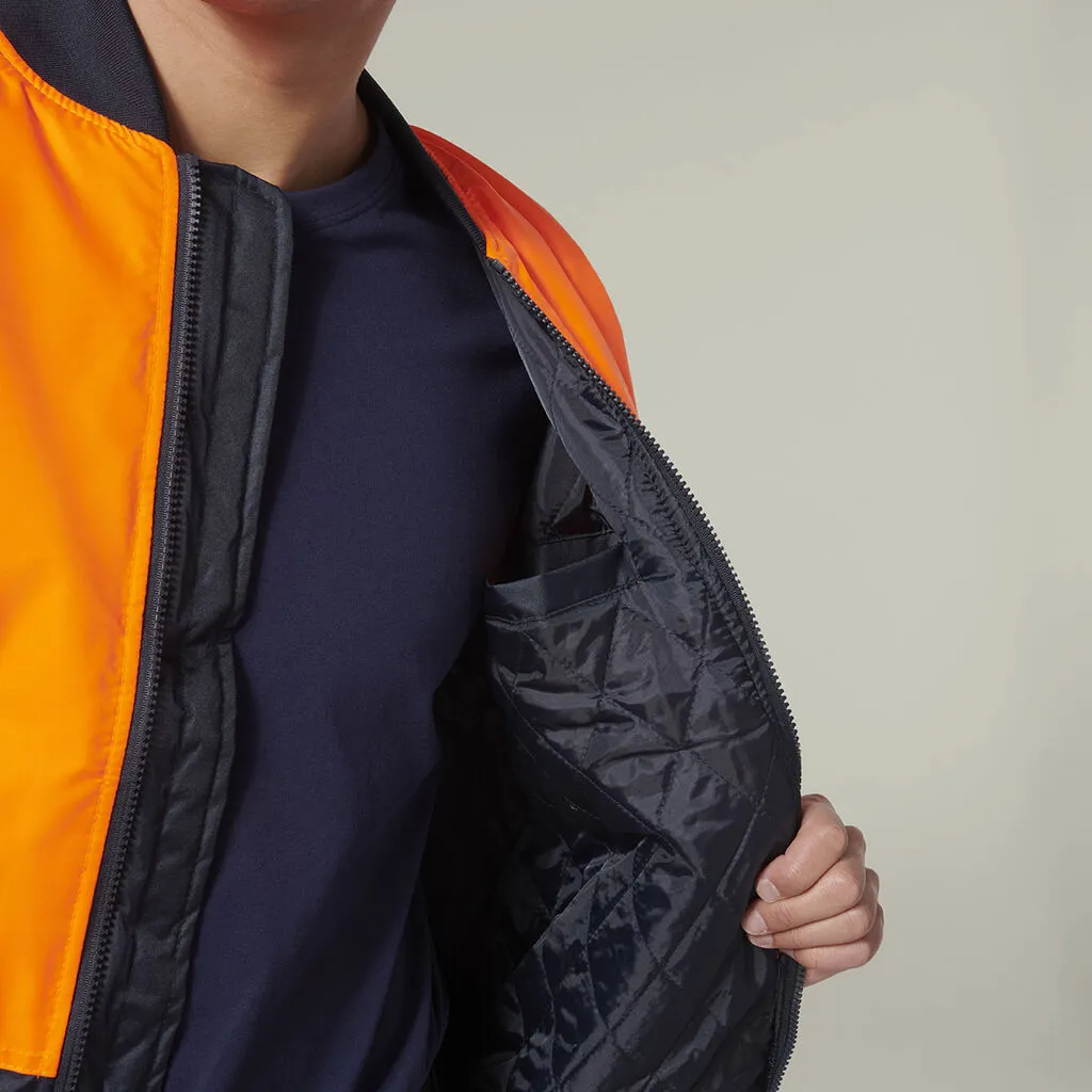 Hard Yakka Core Hi-Vis 2 Tone Waterproof Bomber Jacket (Y06670)