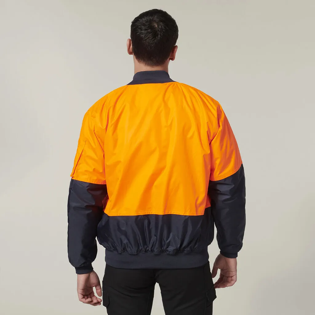 Hard Yakka Core Hi-Vis 2 Tone Waterproof Bomber Jacket (Y06670)