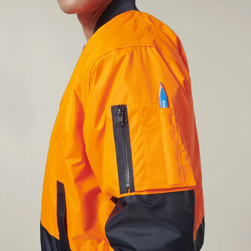 Hard Yakka Core Hi-Vis 2 Tone Waterproof Bomber Jacket (Y06670)