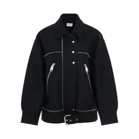 Herman Wool Jacket in Black