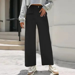 High Waist Baggy Cargo Wide Leg Jeans