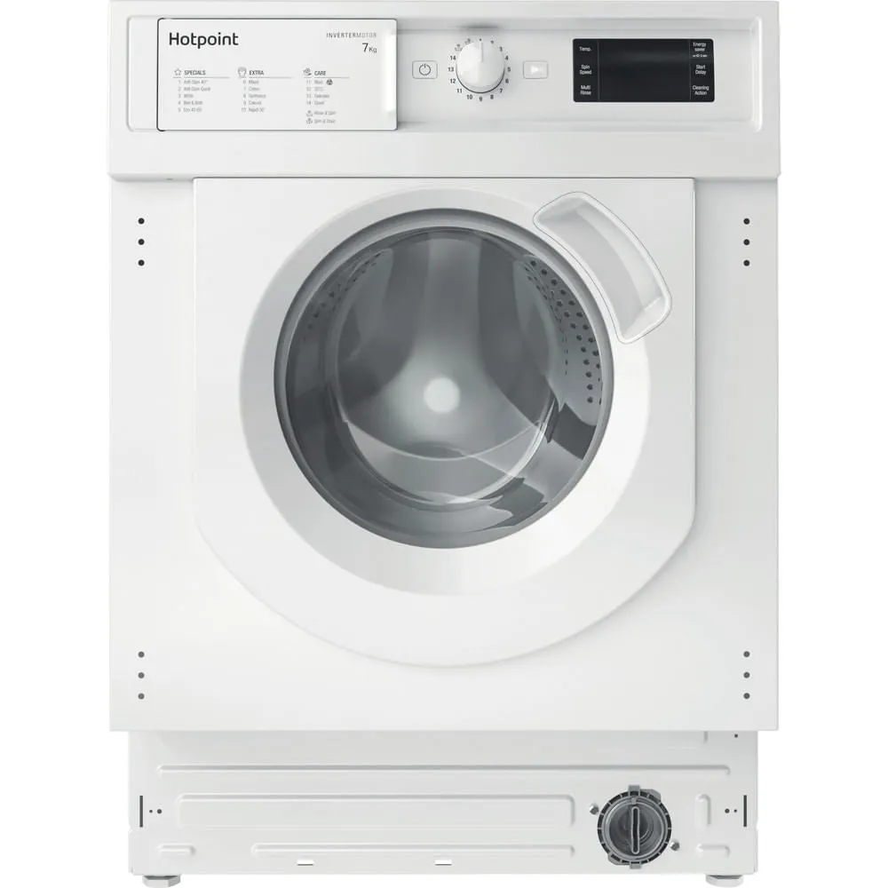 Hotpoint BIWMHG71483UKN 7kg 1400rpm Integrated Washing Machine - White