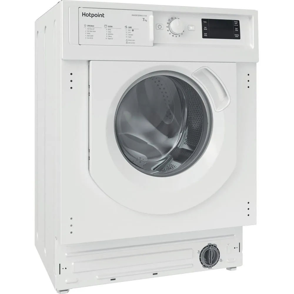 Hotpoint BIWMHG71483UKN 7kg 1400rpm Integrated Washing Machine - White