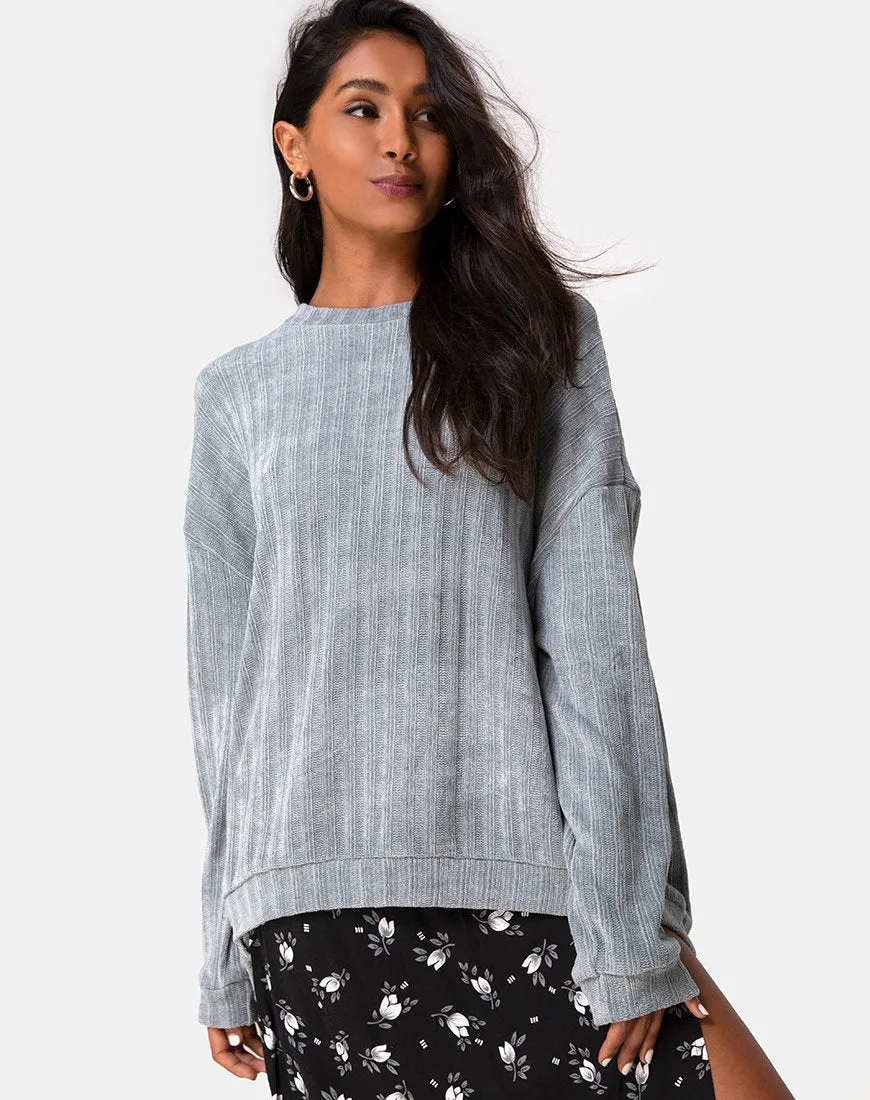 Jama Jumper in Knit Silver