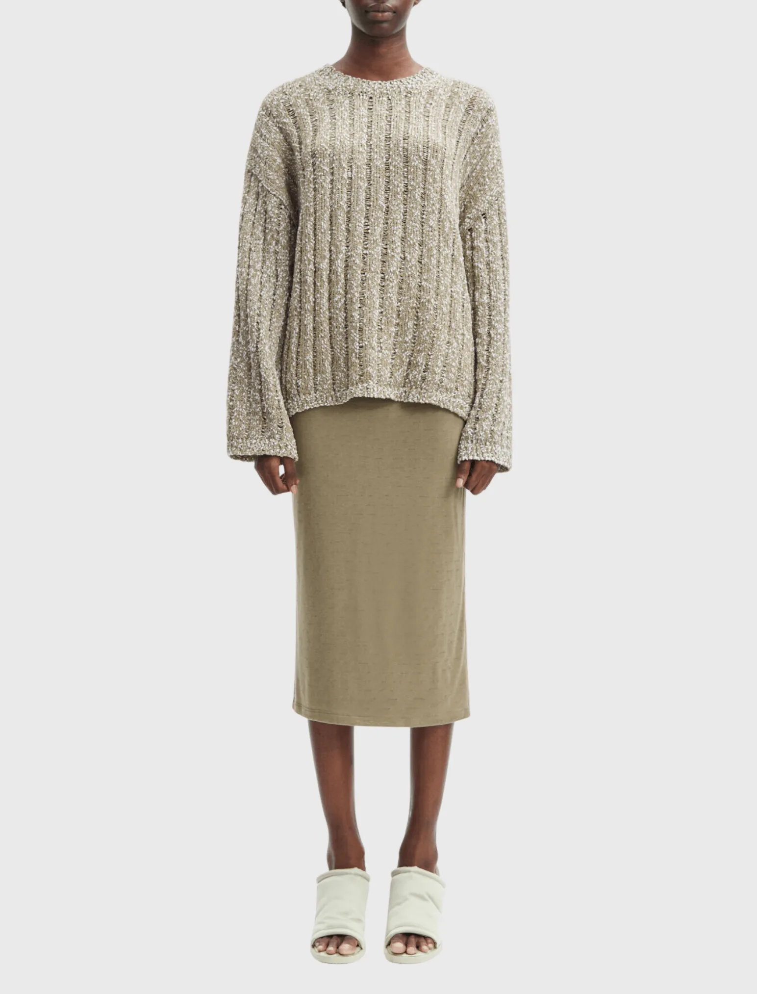 Julia Crew Neck Knit Sweater