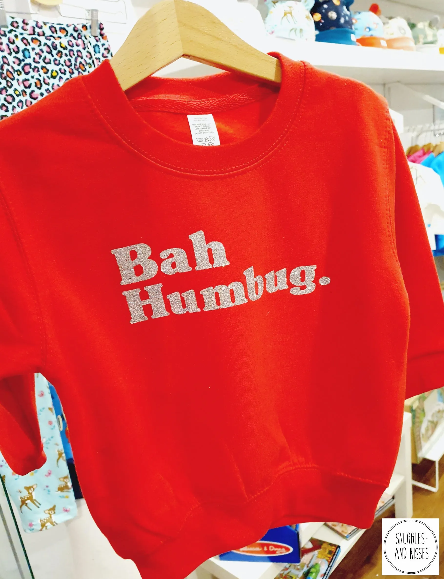 Kids 'Bah Humbug' Christmas Sweatshirt