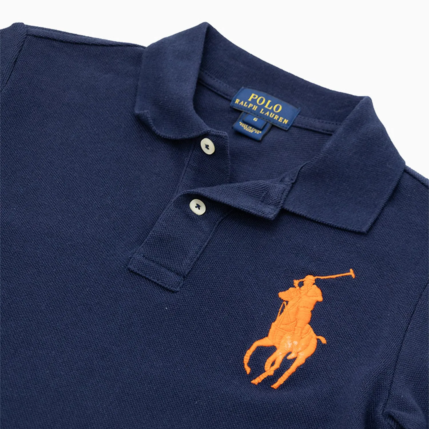 Kid's Big Logo Short Sleeve Polo Shirt