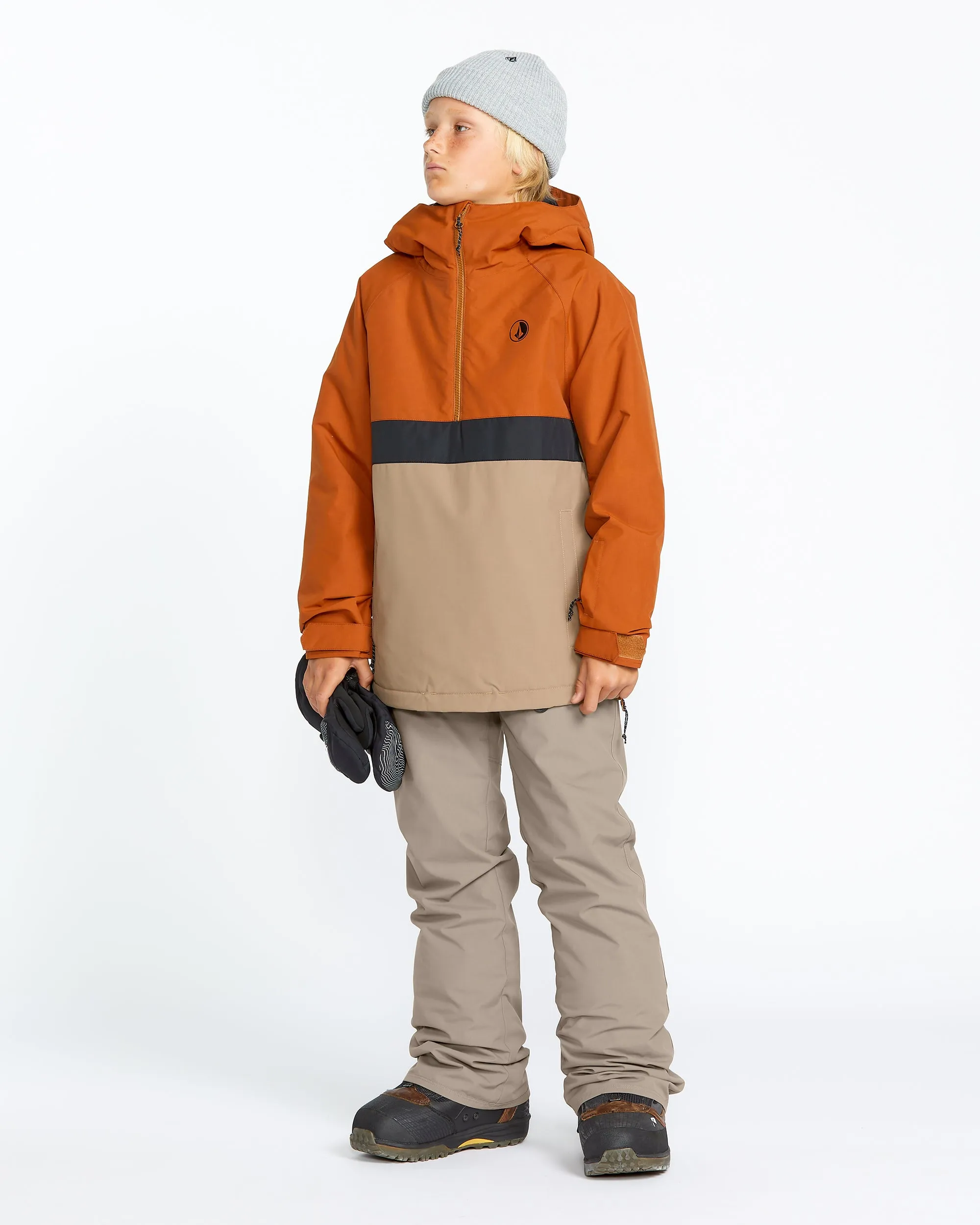 Kids Freakin Chino Youth Insulated Pants - Chestnut Brown