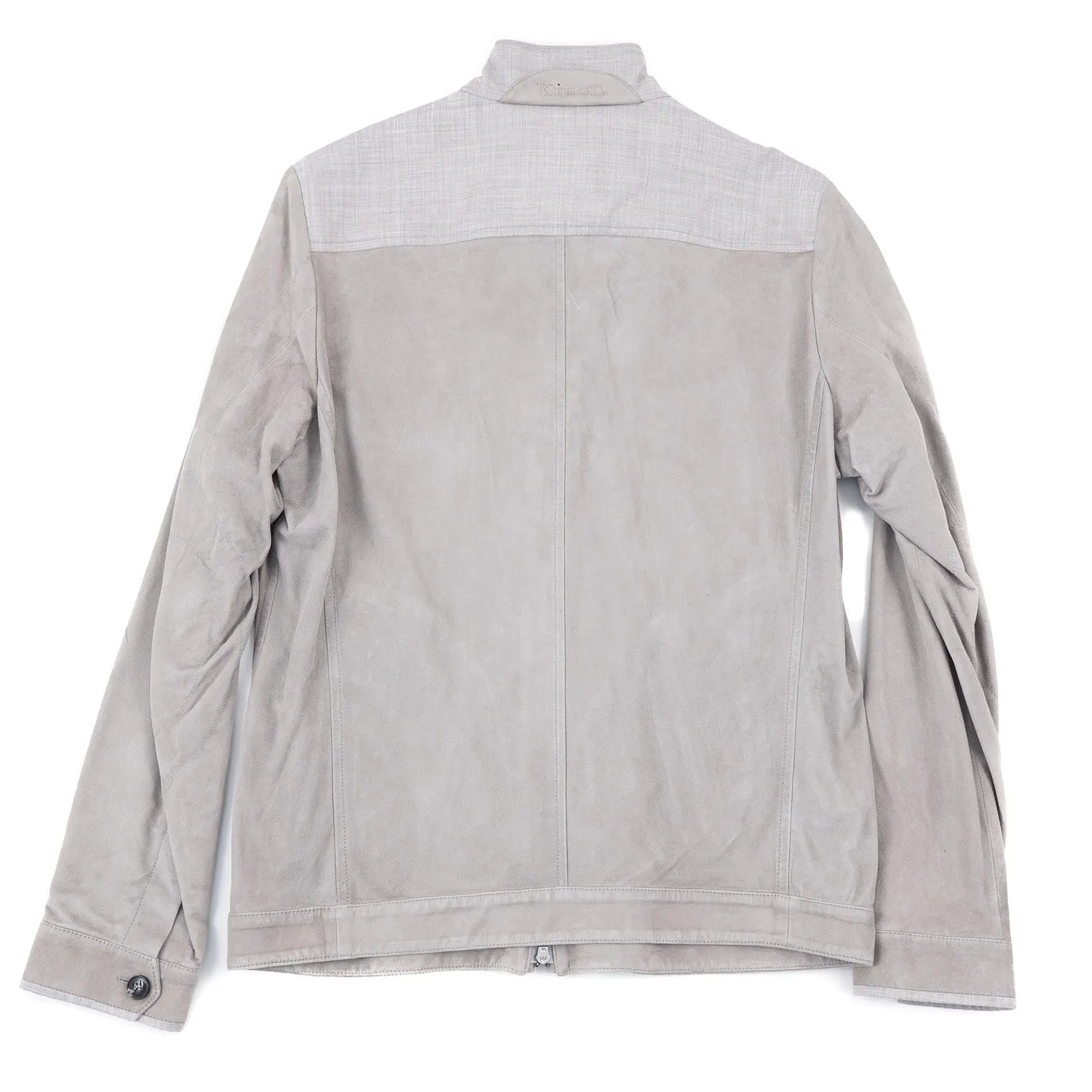 Kiton Suede and Cashmere Bomber Jacket