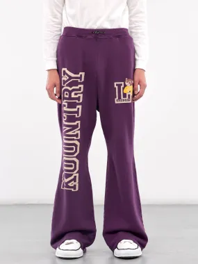 Kountry Flared Sweatpants (EK-1686LP-PURPLE)