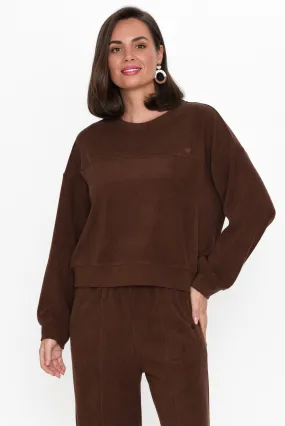 Kristie Chocolate Terry Jumper