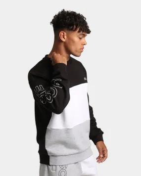 Lacoste Colour Block Crewneck Black/White