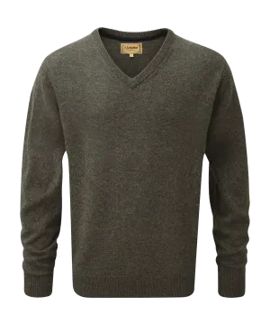 Lambswool V Neck - Mole