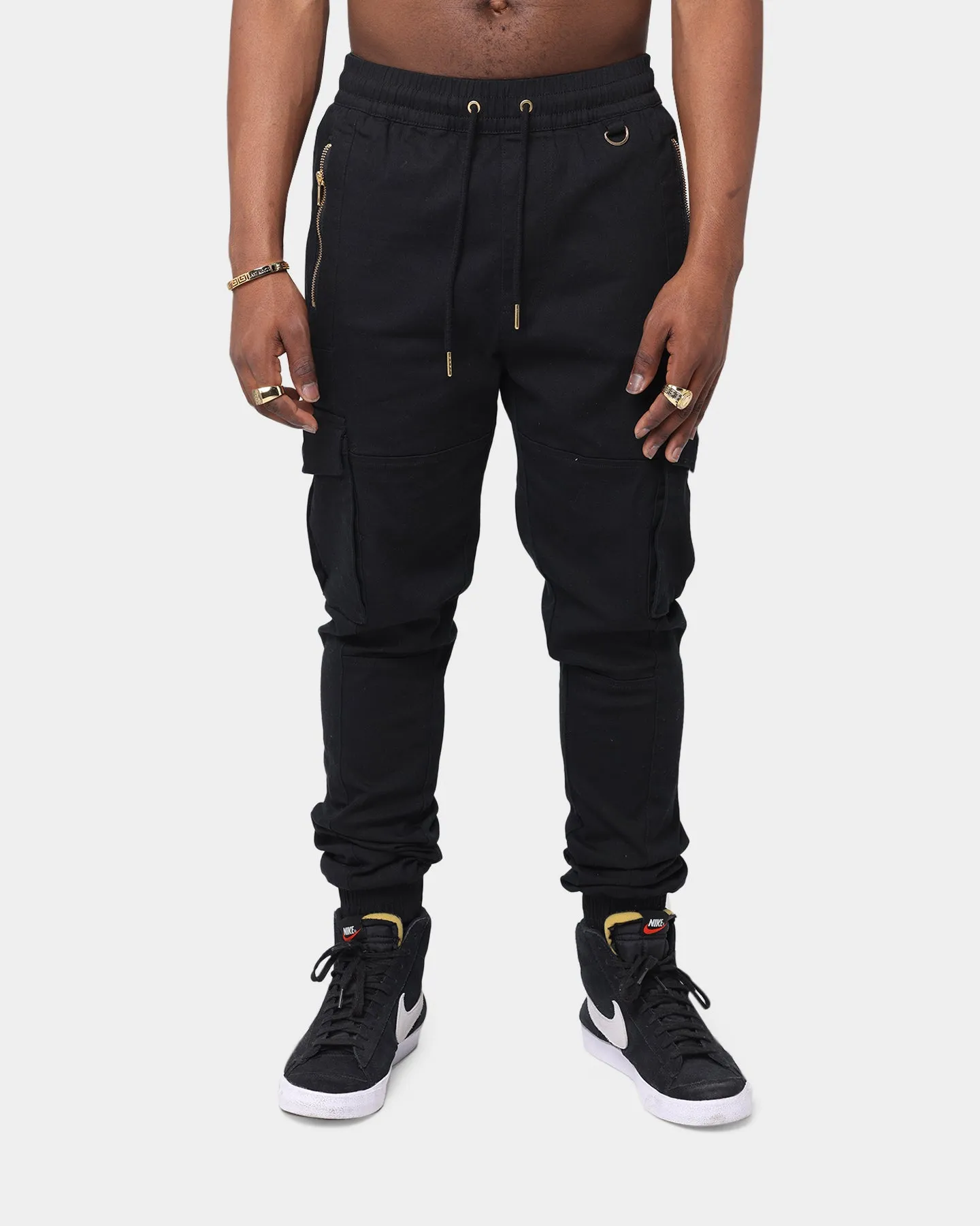 Last Kings Combatant Joggers Black