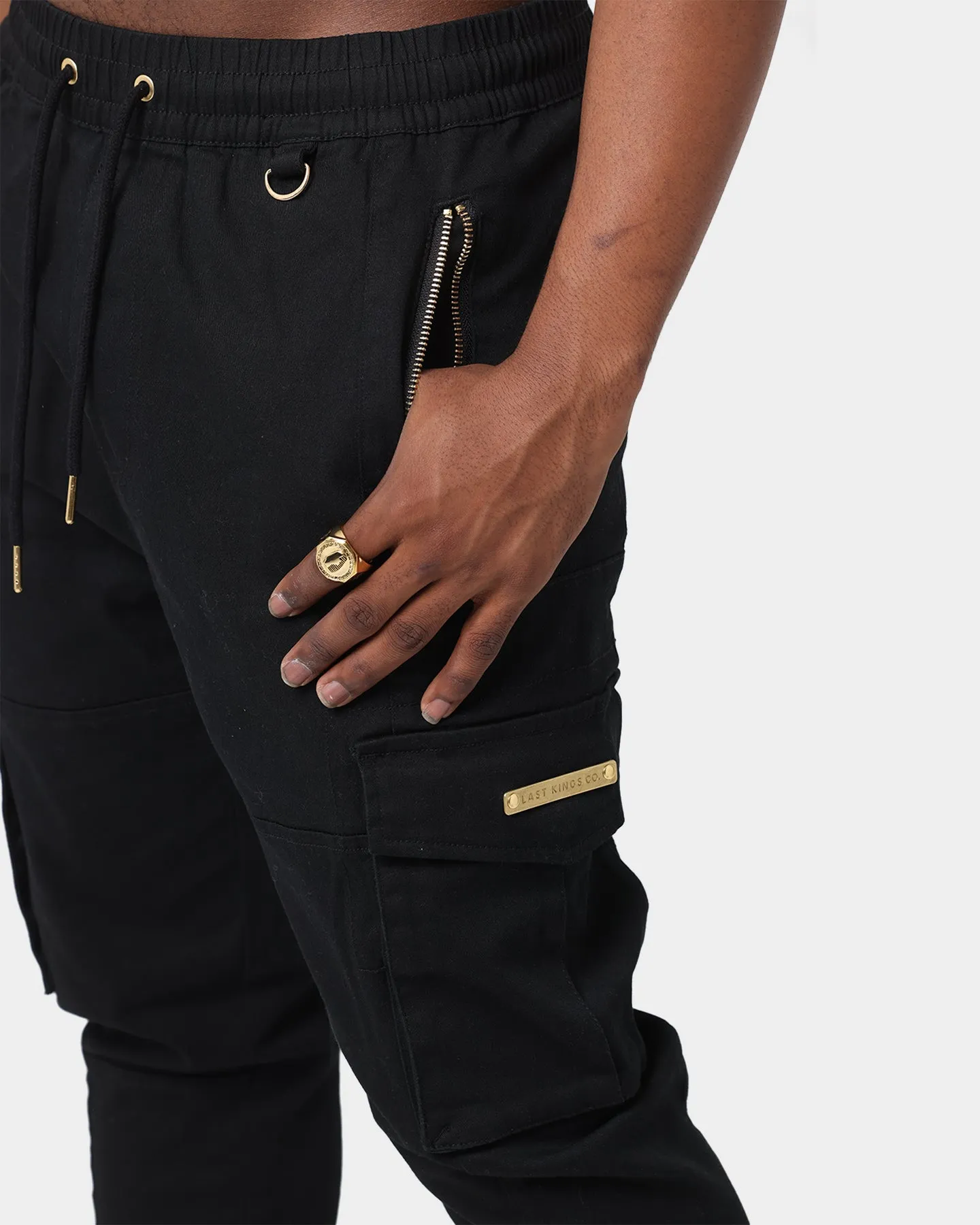 Last Kings Combatant Joggers Black