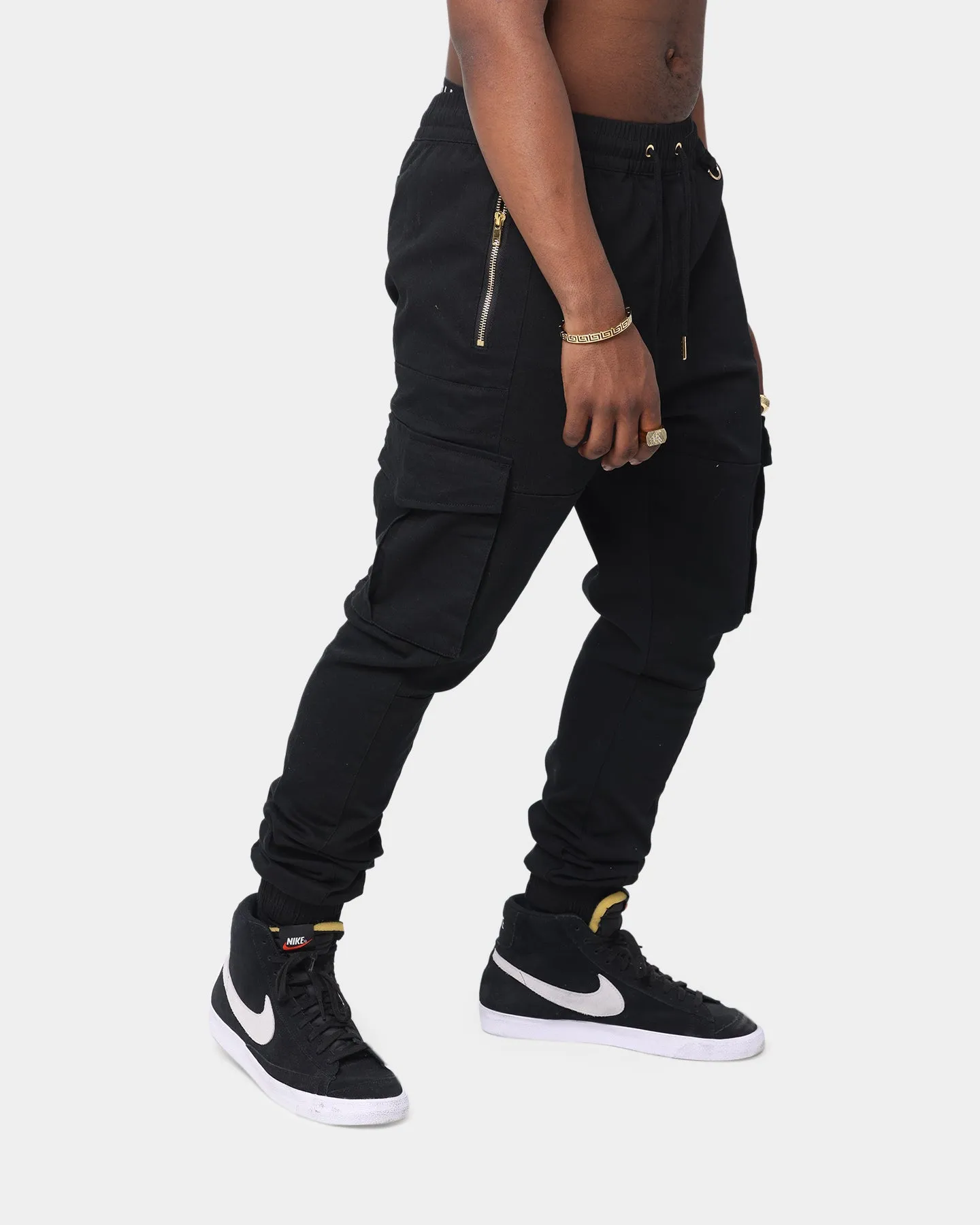 Last Kings Combatant Joggers Black