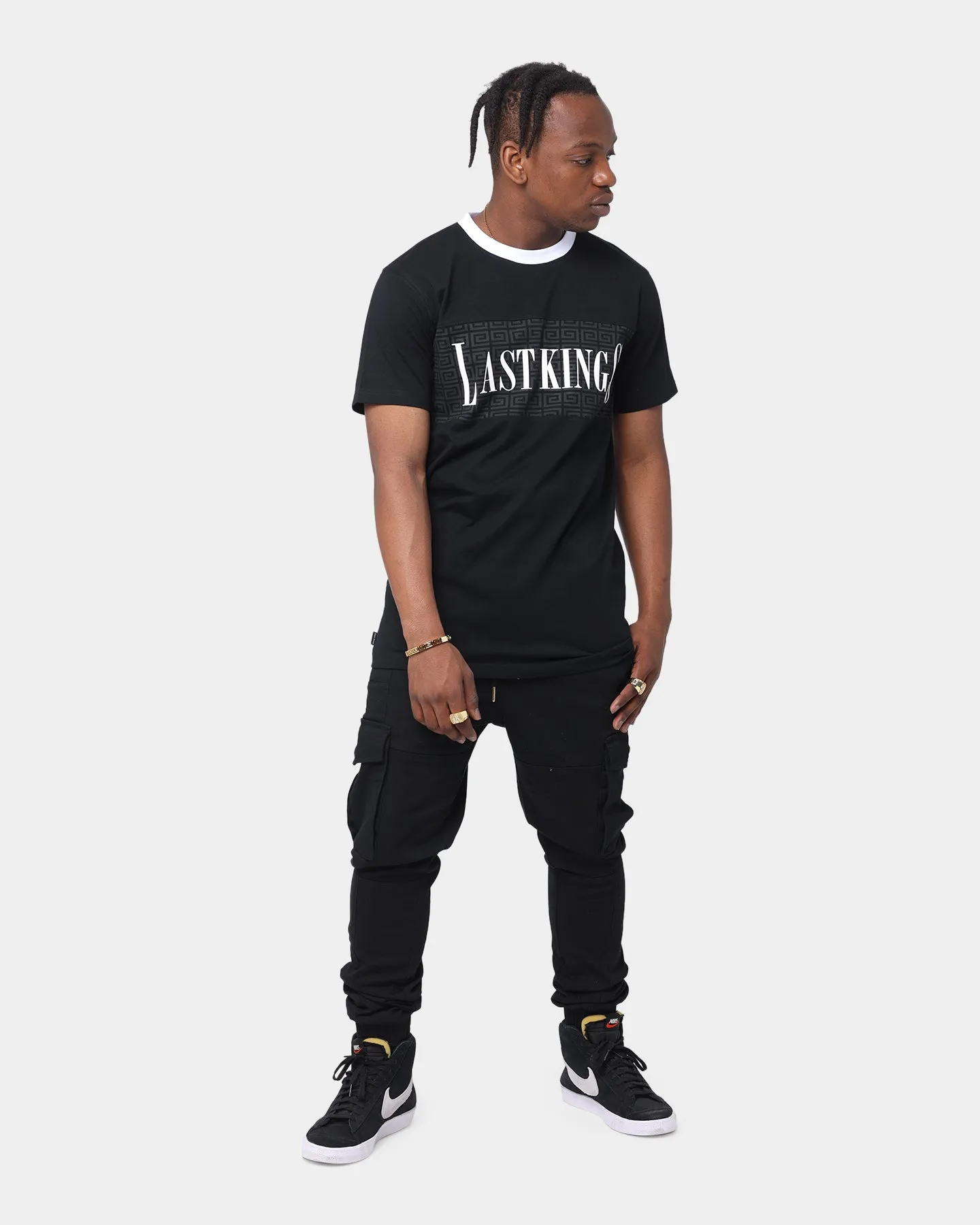 Last Kings Combatant Joggers Black