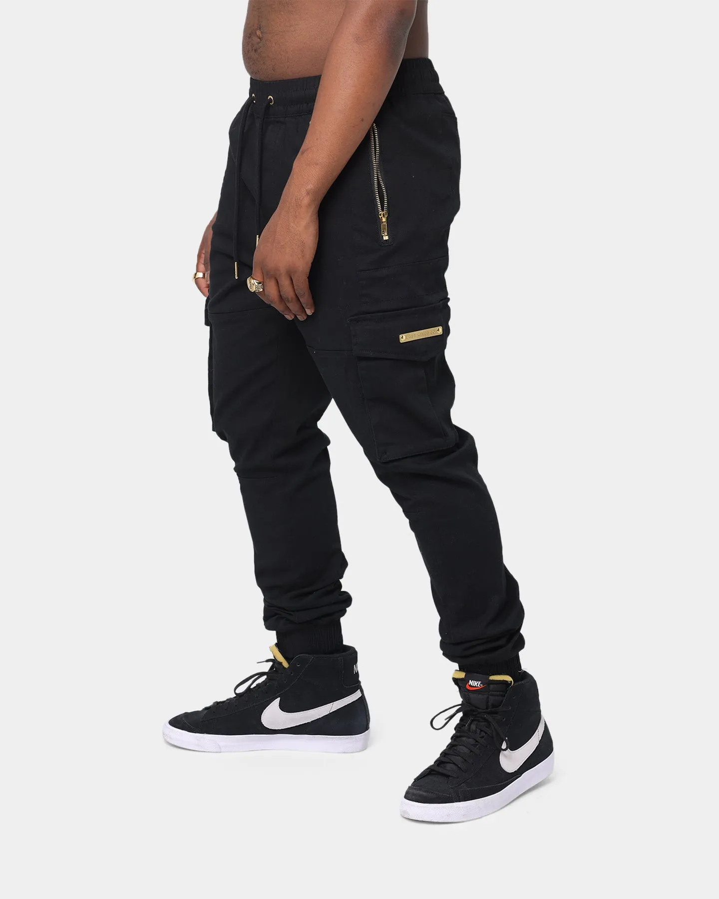 Last Kings Combatant Joggers Black