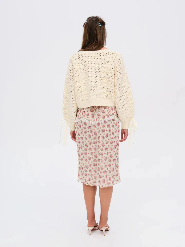 Laurel Oversized Cardigan - Cream [For Love and Lemons]