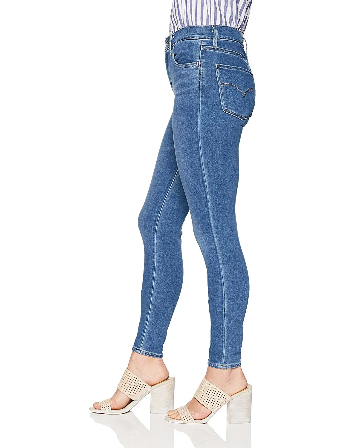 Levi's Women's 720 High Rise Super Skinny Jeans Bluebird